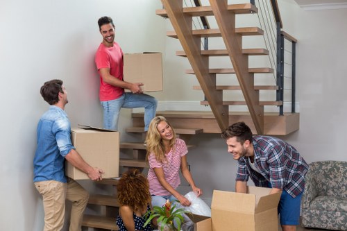Removal van supporting a home move in Islington