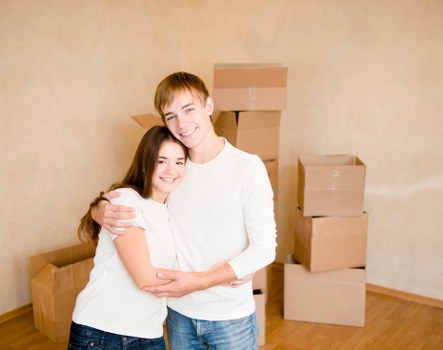 Islington local moving team organizing furniture and household items