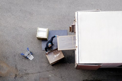 Careful packing of fragile belongings in an Islington property