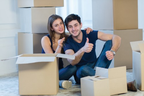 Apartment move preparation in a typical Islington building