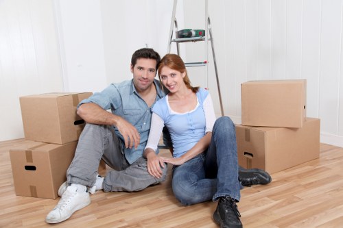 Packing and labelling office items for relocation in Islington