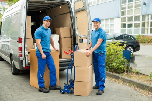 Packing preparation for a flat move in Islington