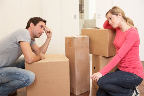 Local moving team planning access and parking for an Islington move