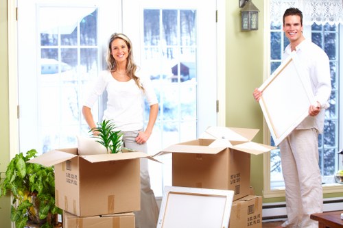Local movers assisting a family home relocation in Islington