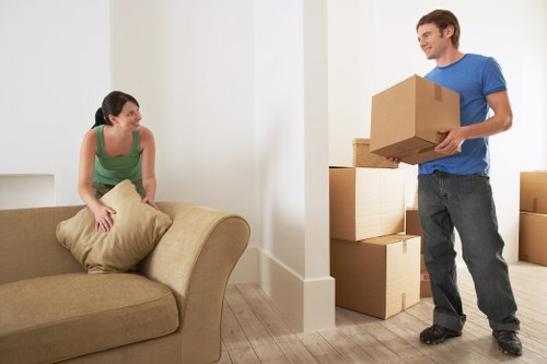 Office relocation support in Islington with moving equipment